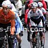 Frank and Andy Schleck during the fifth stage of the Vuelta al Pais Vasco 2009